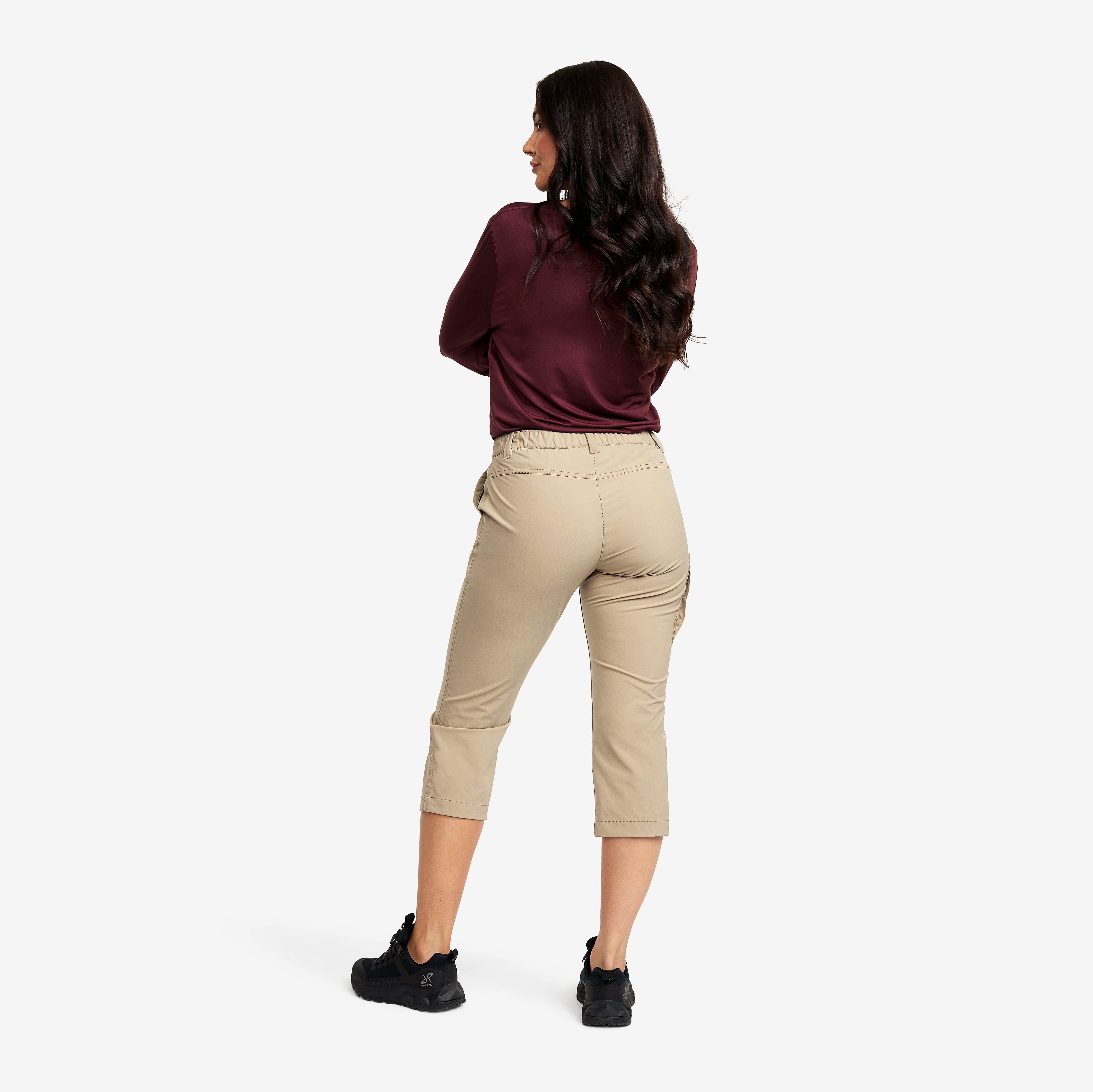 Loyal 3/4 Stretch Pants Femme Khaki