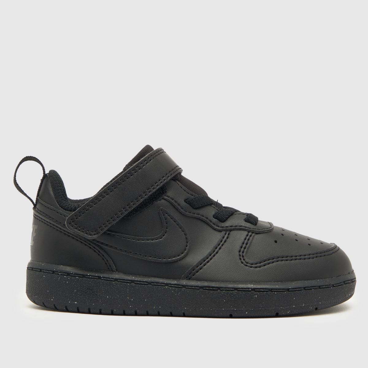 Nike svarta Court Borough låga Recraft småbarnsskor