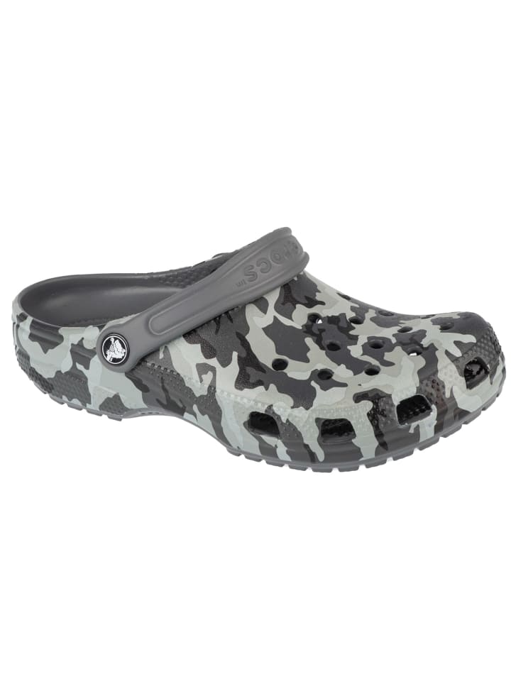 Crocs Crocs Classic Spray Camo Kids Clog in Schwarz günstig kaufen