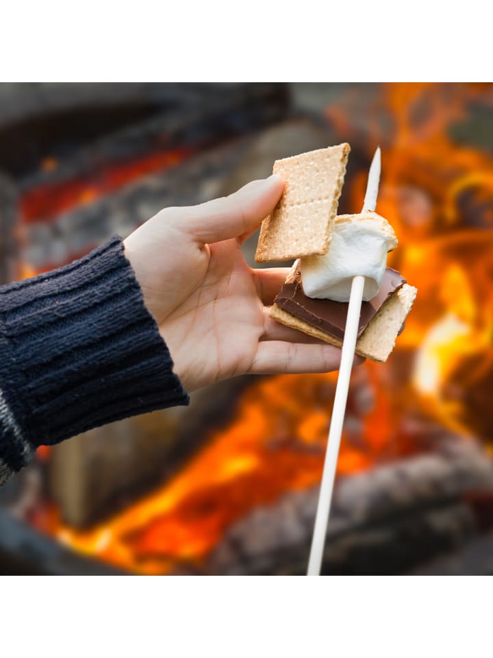 relaxdays 100x Stockbrot Spieße in Natur - (L) 90 cm günstig kaufen onesize