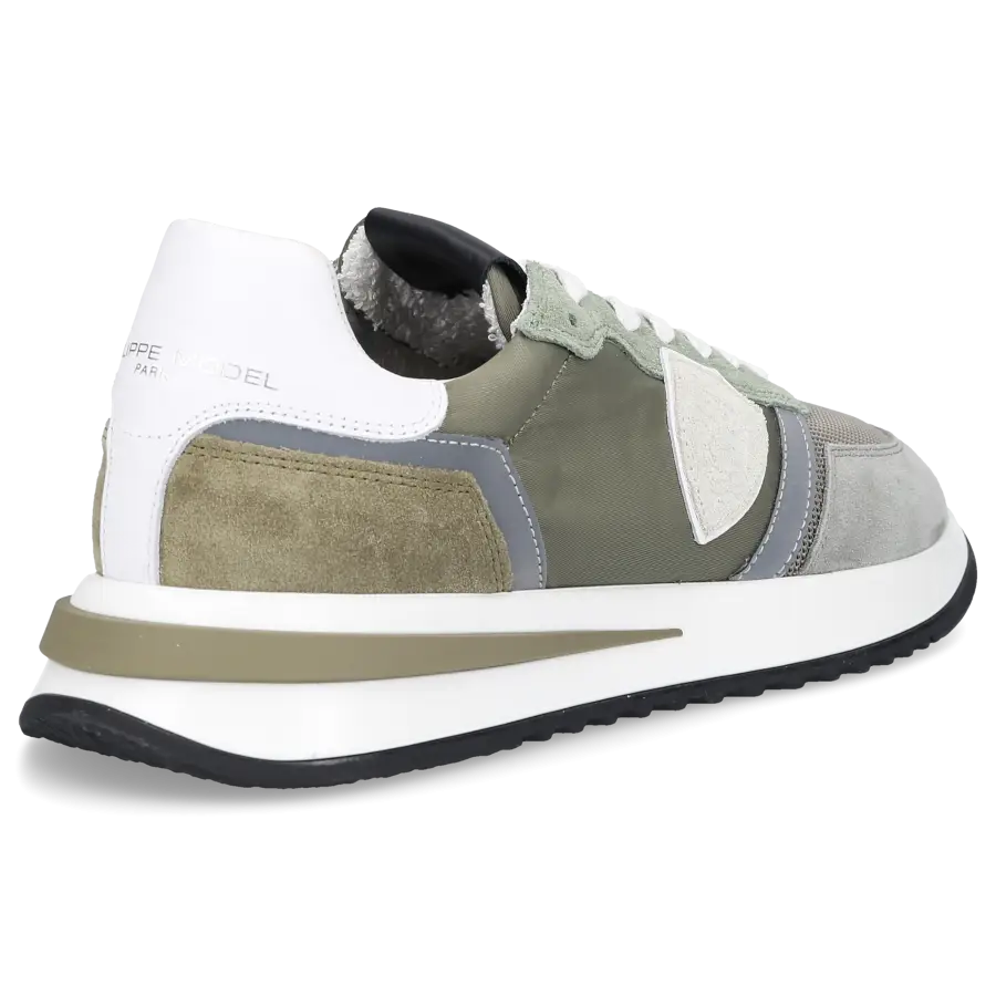 Philippe Model - Sneaker low TROPEZ 2.1 Veloursleder Textil - grün