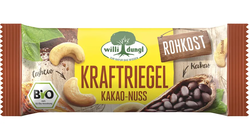 WILLI DUNGL Bio Kraftriegel Kakao Nuss 30 g