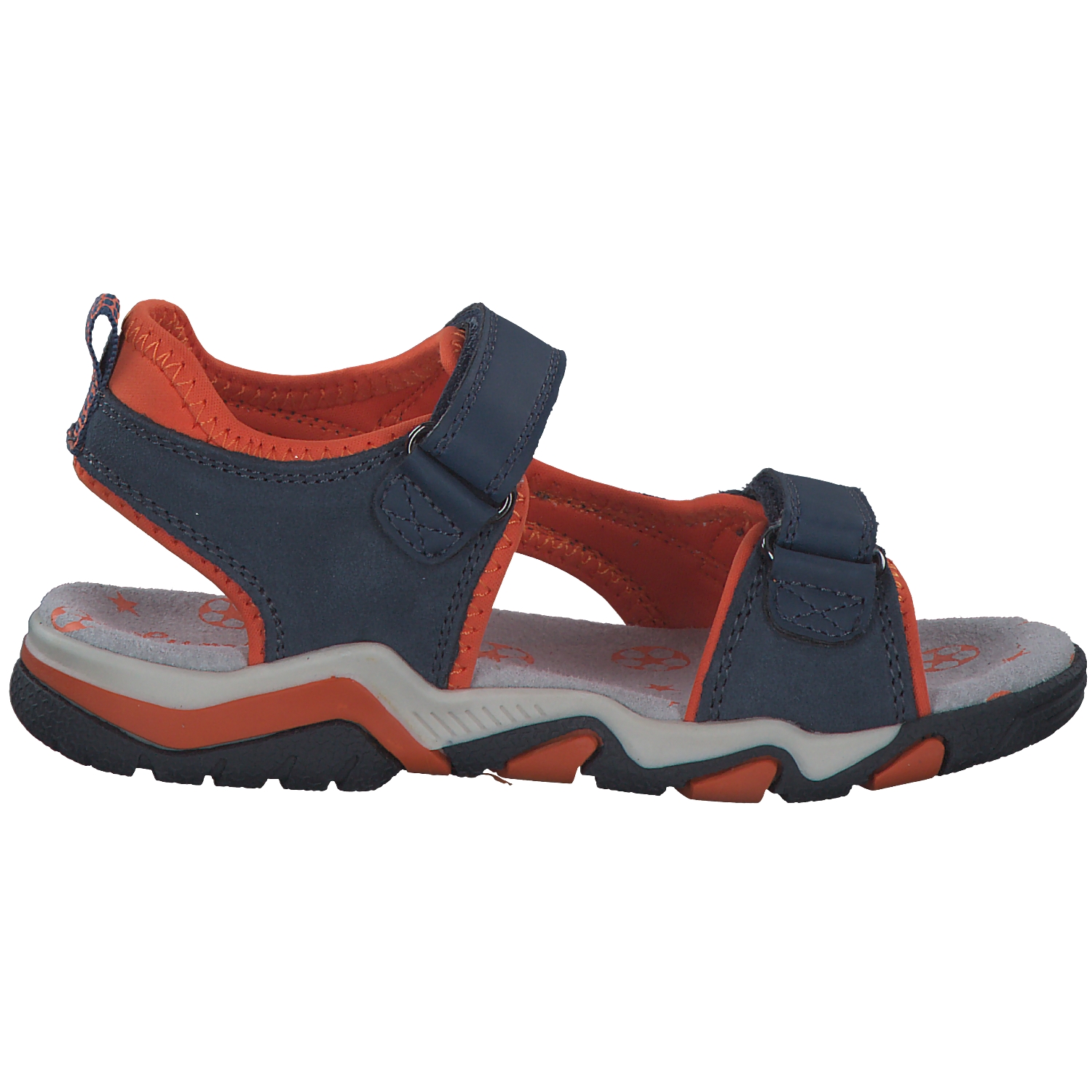 Salamander Bo 00425, Sandaletten, Kinder, blau/orange