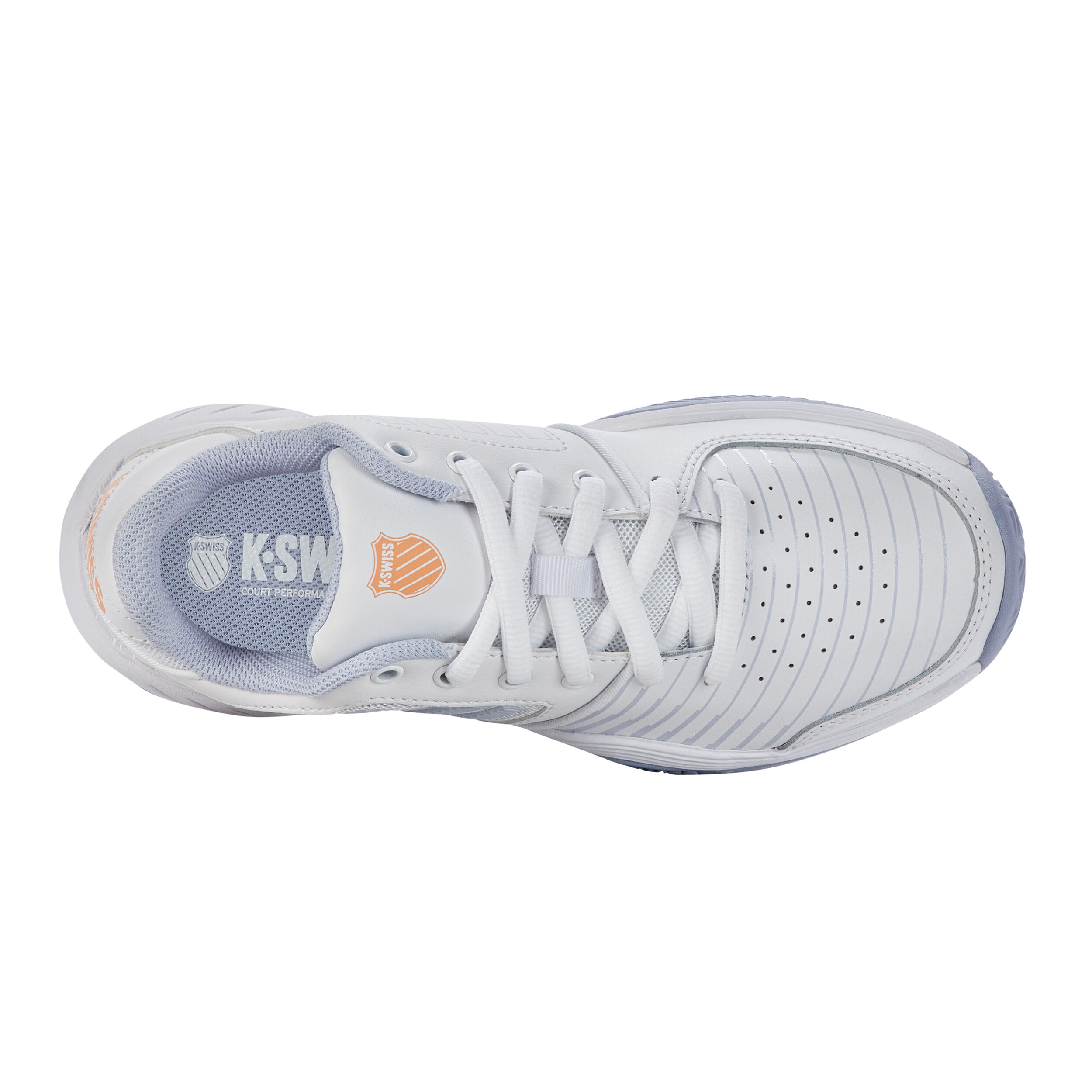 Court Express CLAY Sandplatzschuh Damen - Weiß, Flieder