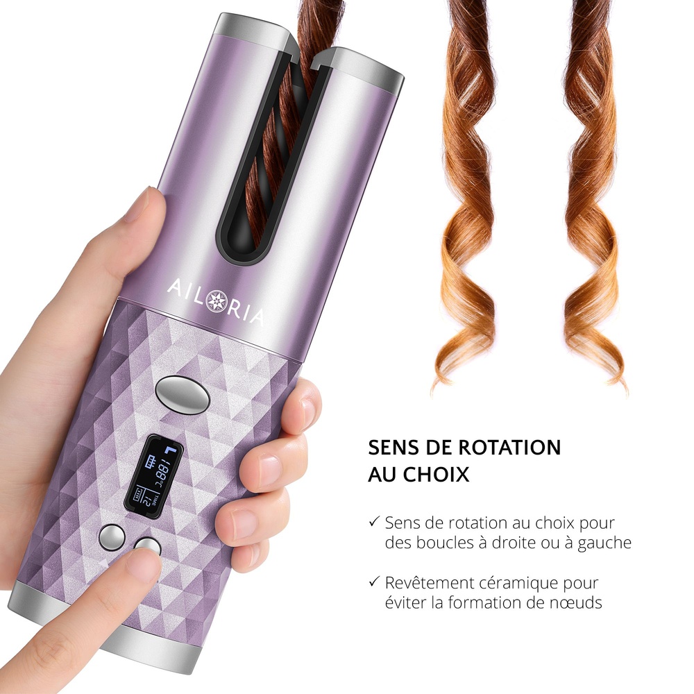 ailoria personal care REVOLUTIONNE Boucleur automatique sans fil (USB)