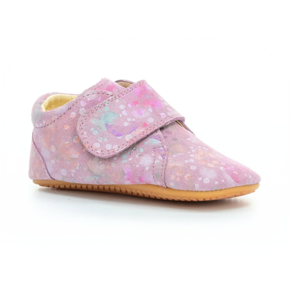 Froddo Flowers G1130017-2 (Prewalkers) rosa Lauflernschuhe mit Blumendruck