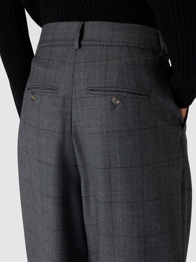 Hose mit Allover-Muster Modell 'MAESA' in anthrazit