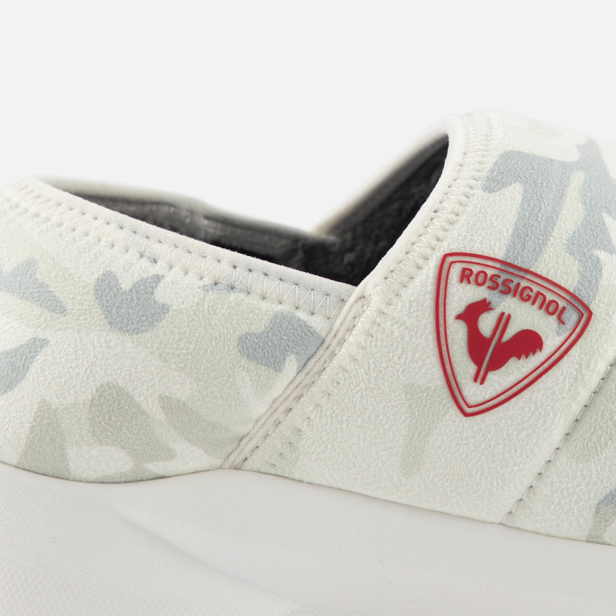 Chaussons d'hiver Unisex Chalet camouflage blanc
