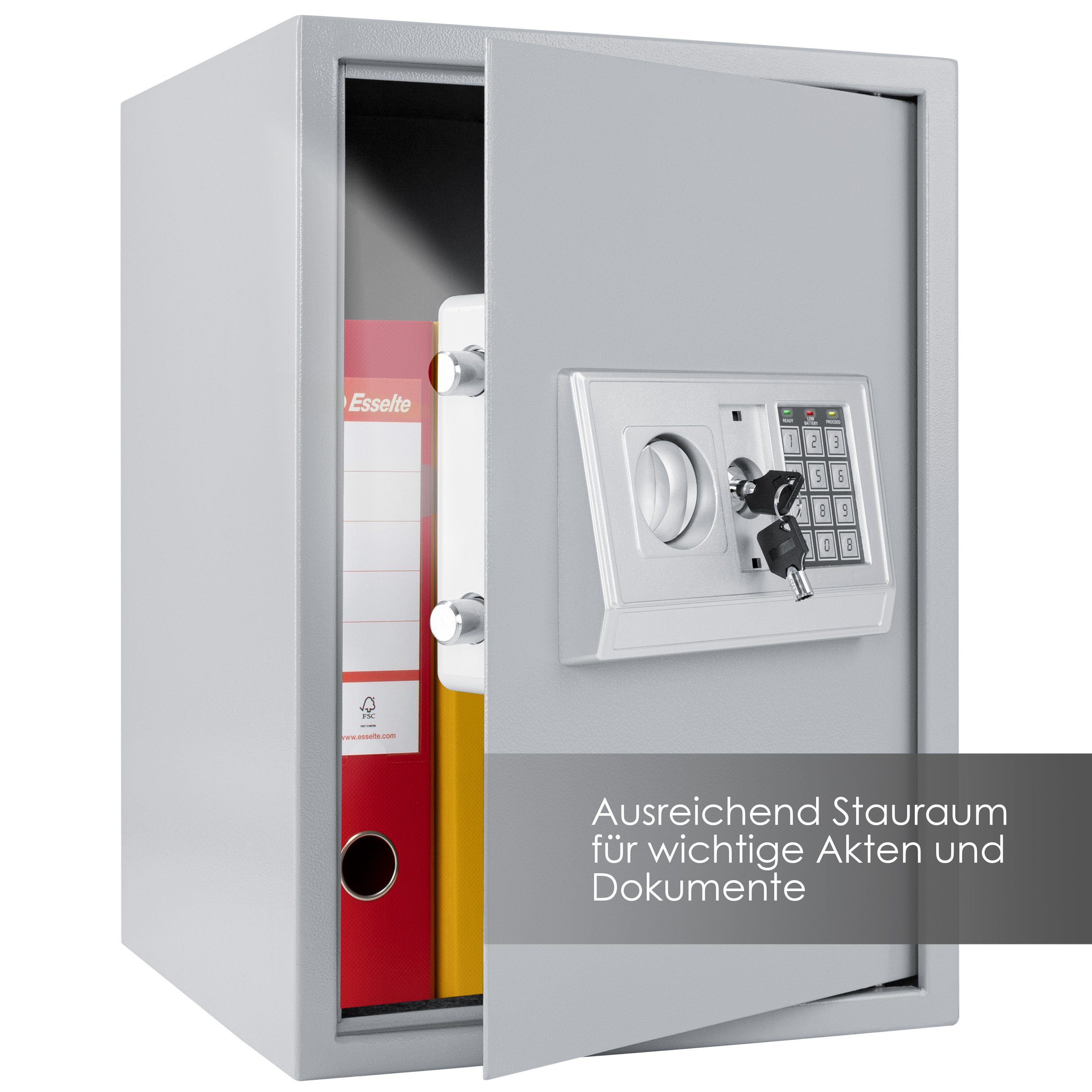 KESSER Tresor, Elektronischer Safe Tresor Geldschrank Wandtresor Wandsafe