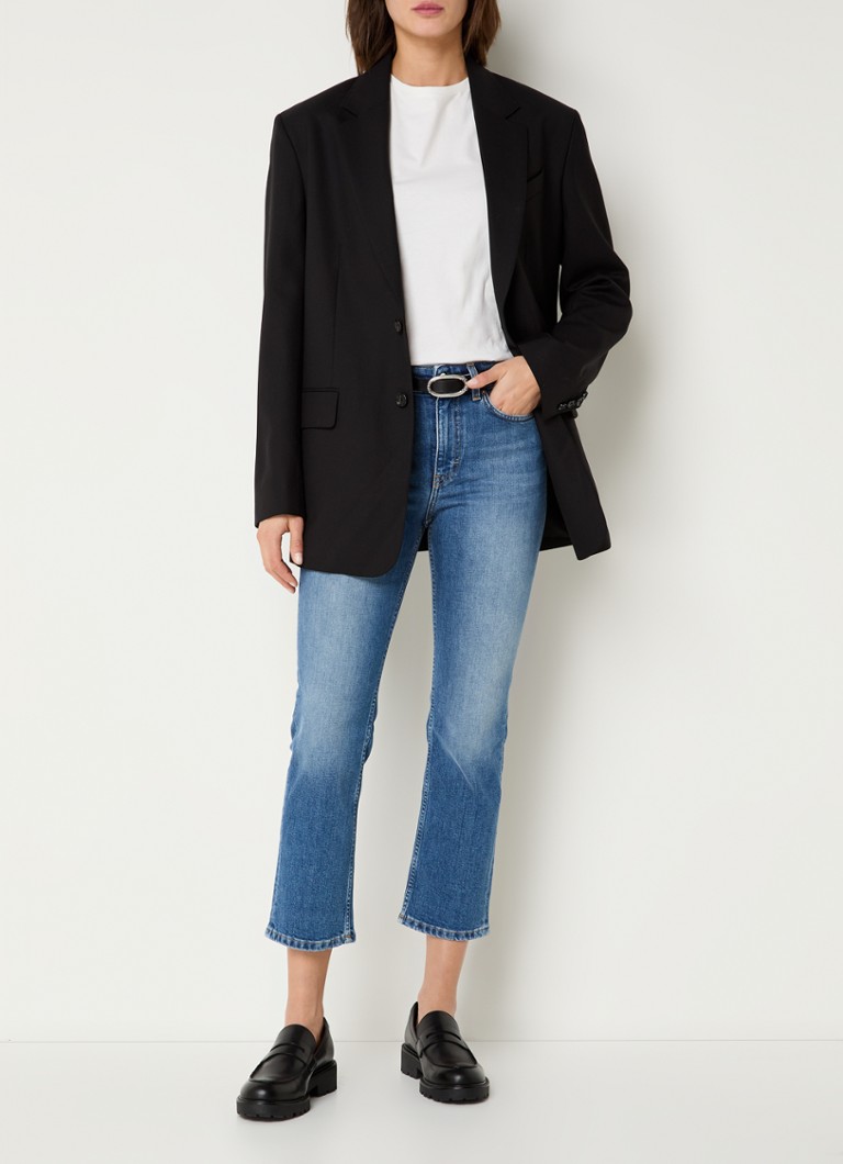 Filippa K High waist slim fit cropped jeans with medium wash