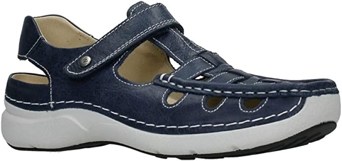 WOLKY Sportliche Slipper blau