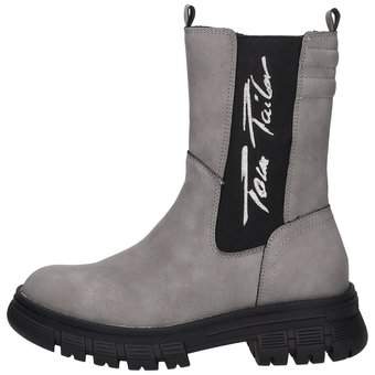Tom Tailor Chelsea Stiefelette in grau