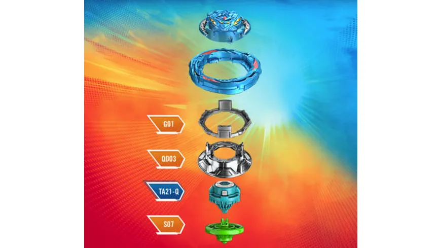 Hasbro - Beyblade Burst QuadStrike Starter Pack, 1 Stück, sortiert