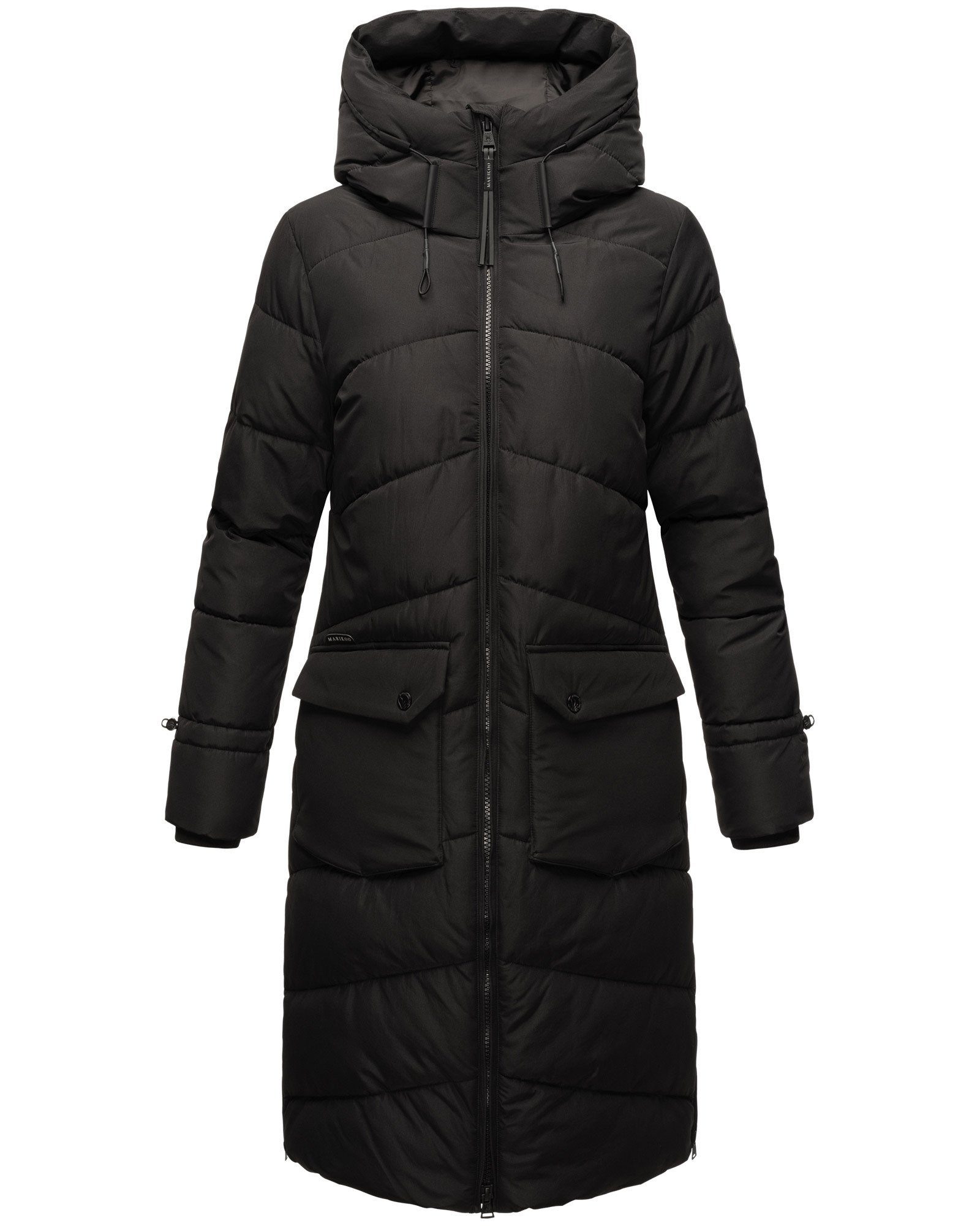 Marikoo Winterjacke Tomomii XVI warmer Winter Stepp Mantel mit Kapuze