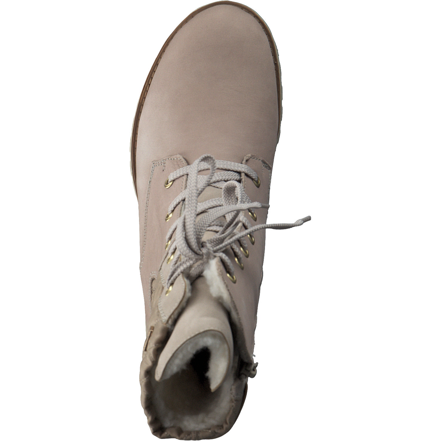 Rieker 78523, Schnürstiefeletten, Damen, Cliff/Beige/Champignon