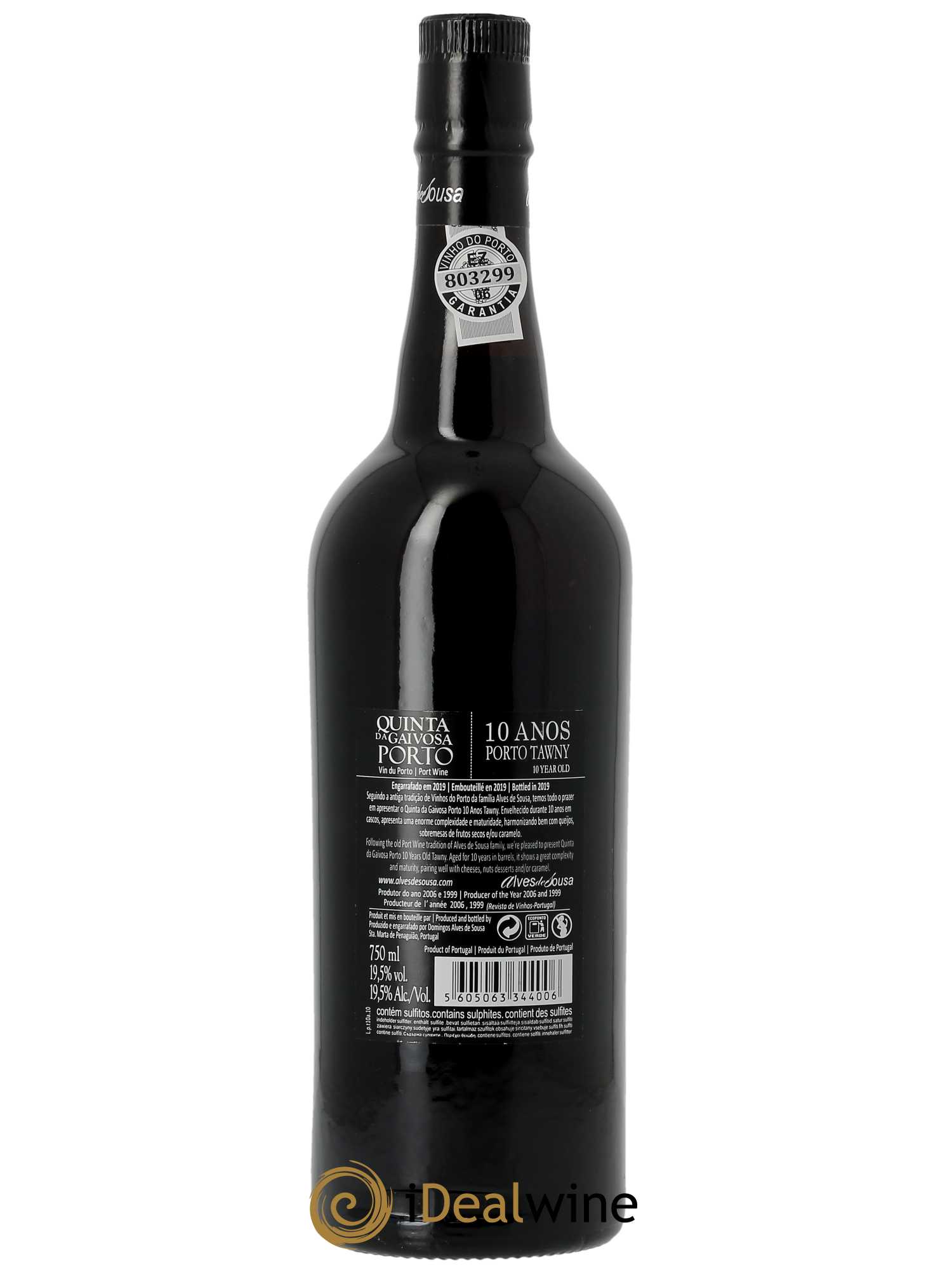Porto Tawny 10 Years Old Quinta Da Gaivosa   - Lot de 1 Bouteille