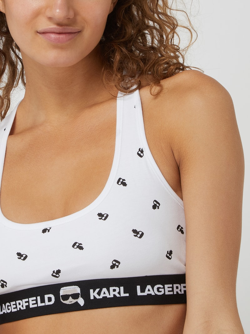 Bustier mit Stretch-Anteil in weiß