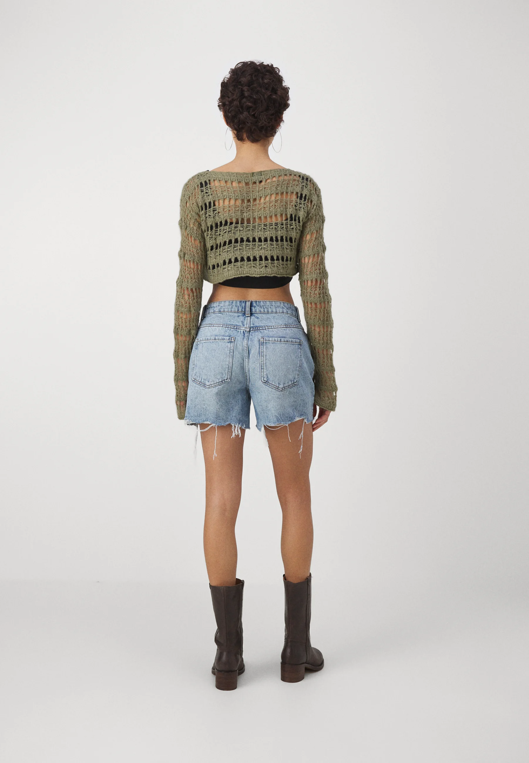 Noisy May NMLOU STRAIGHT - Pantalones cortos de mezclilla
