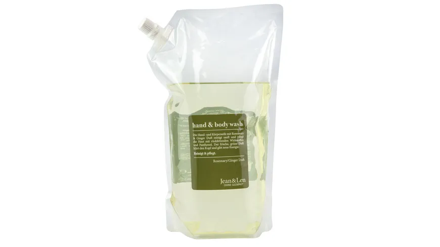 Jean&Len Flüssigseife Rosemary Ginger Nachfüllpack 1.5 l