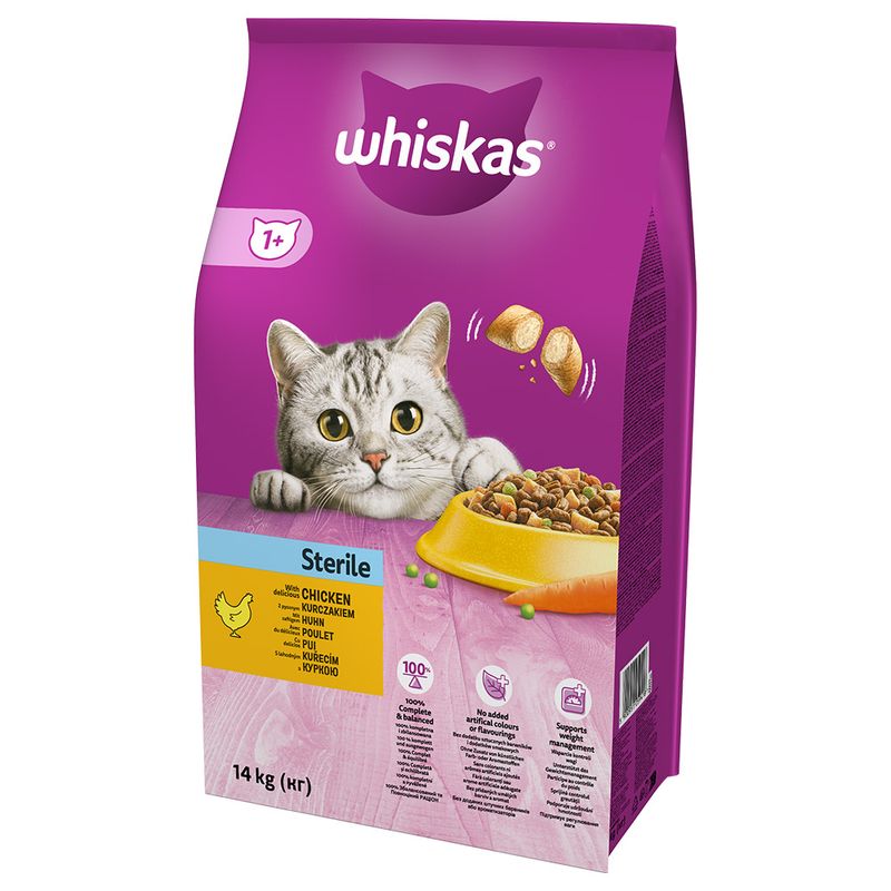 Whiskas 1+ Sterile Huhn zu TOP-Preisen