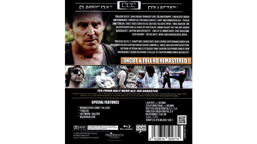 Deadly Prey 1-2 - Classic Cult Collection - Uncut  (HD Remastered)