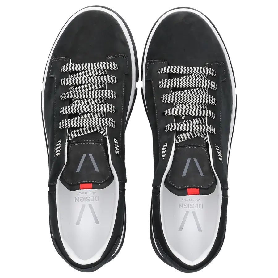 V Design - Sneaker low WPRN02 Nubukleder - grau