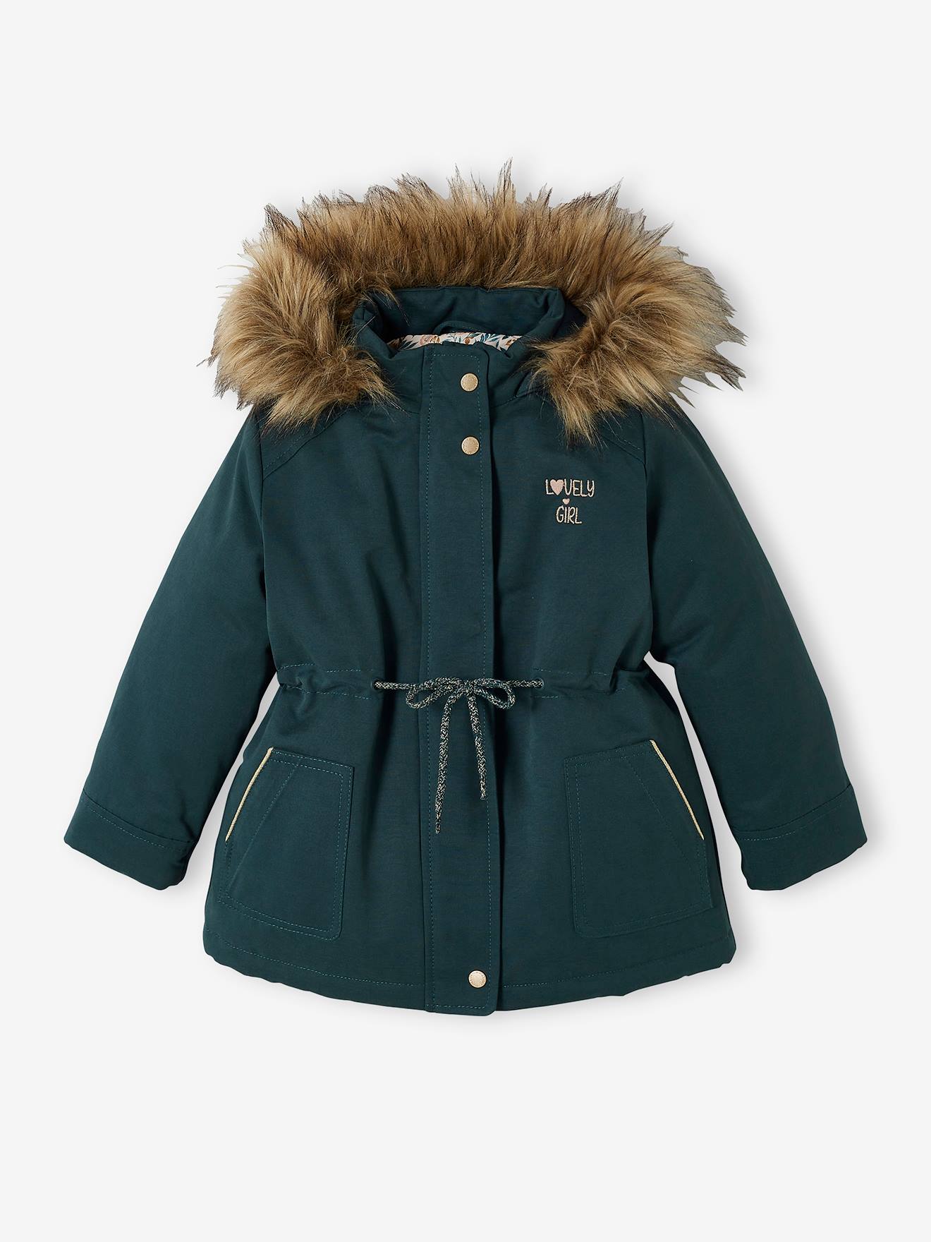 Parka 3 en 1 hiver fille vert