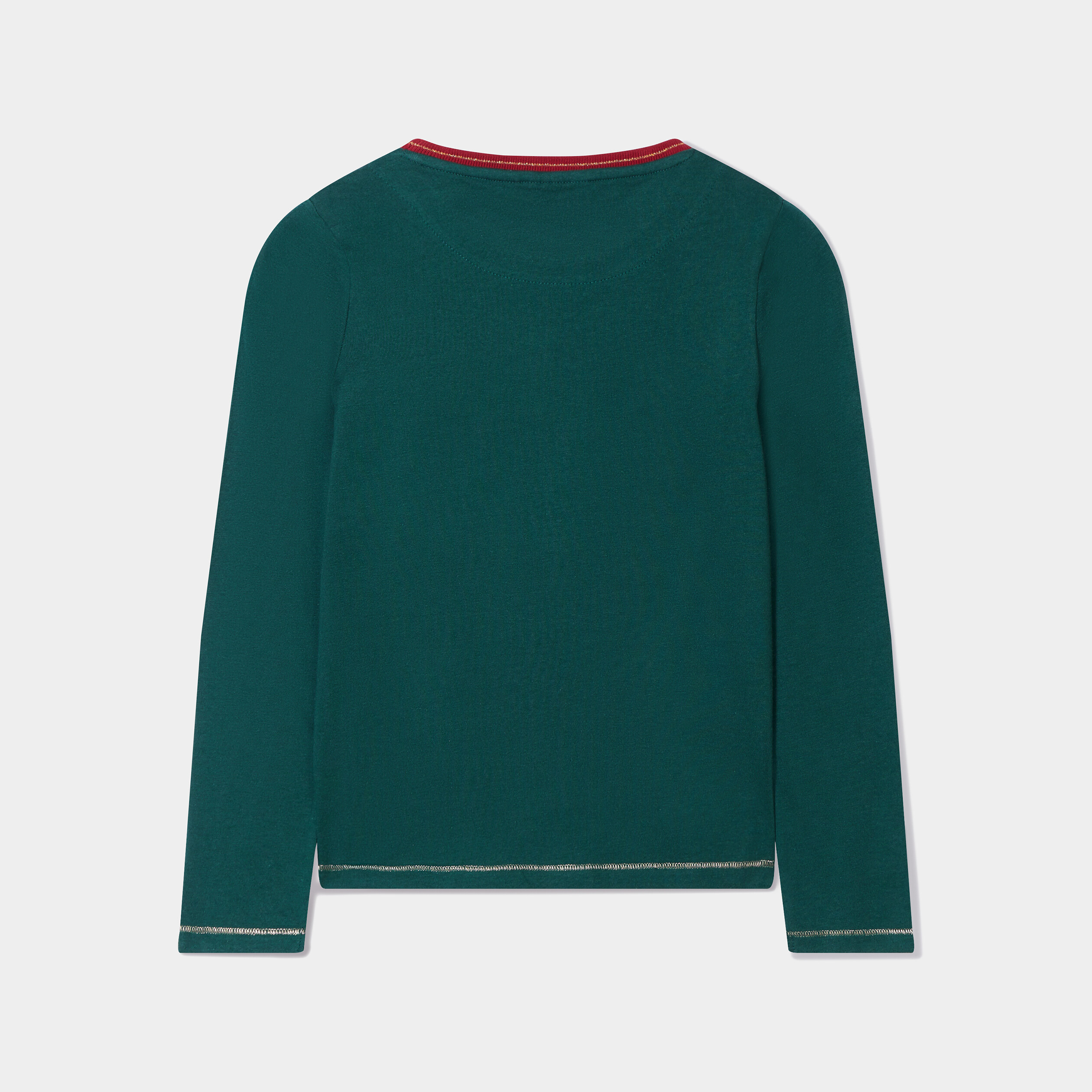 T-shirt manches longues Harry Potter vert fille | La Halle