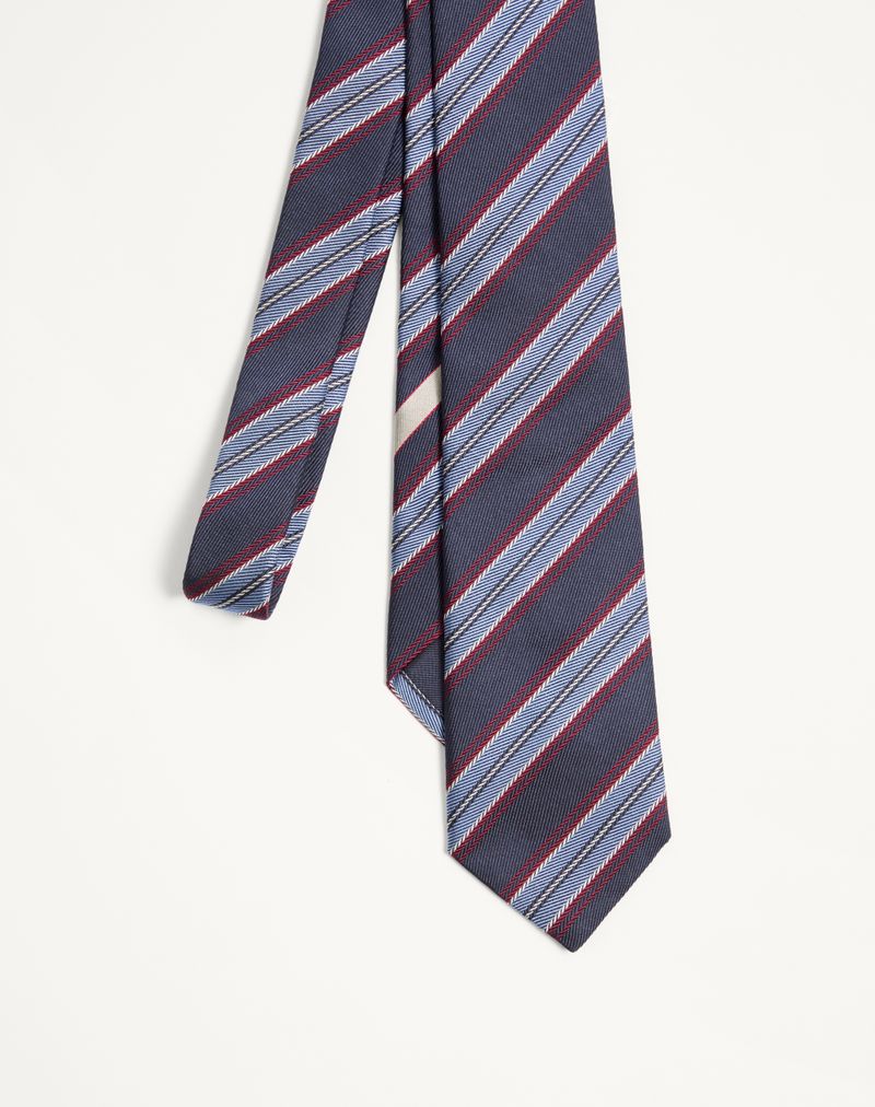 Valentie Regiment Jacquard Zijden Stropdas