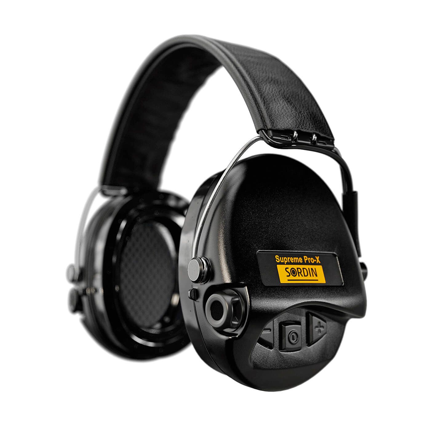 Gehörschutz Pro-X mit Lederband u. Gelkissen