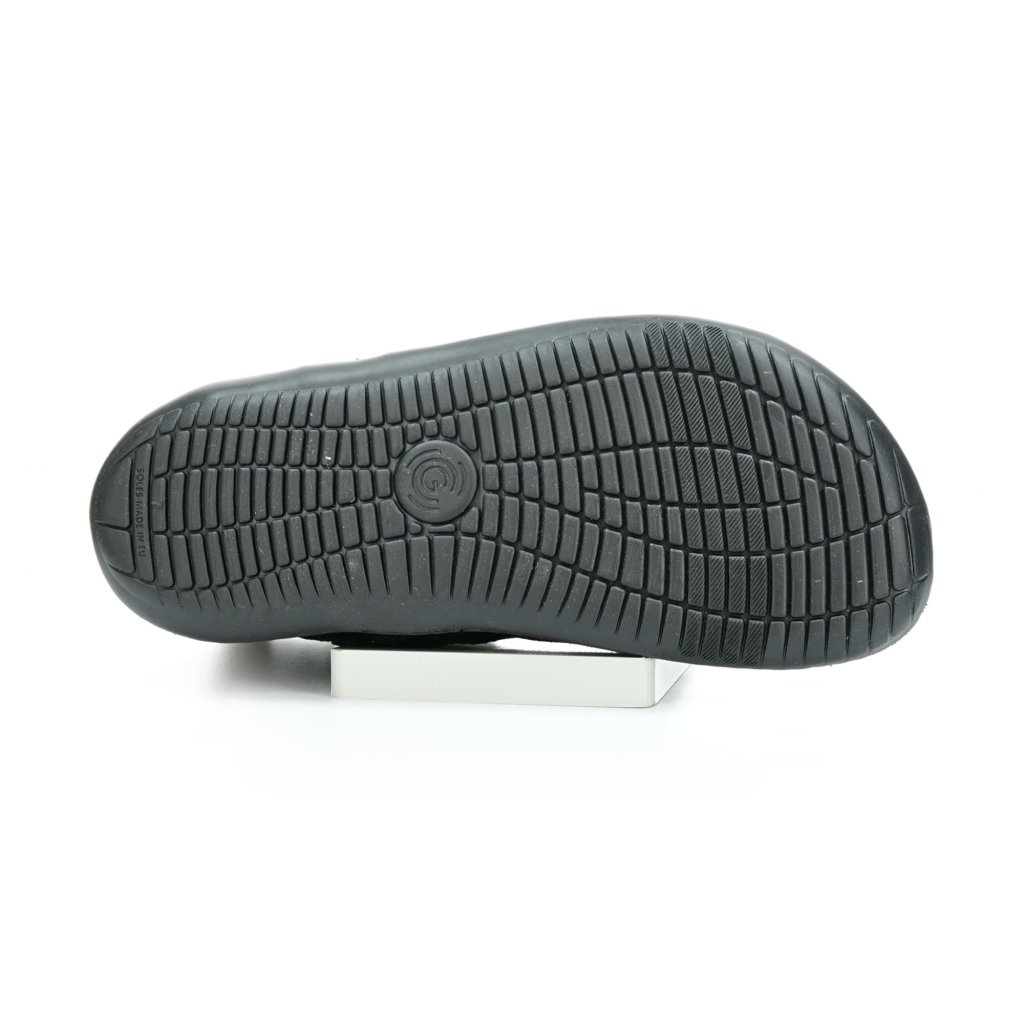 Groundies Camden Mid Black Barefoot  schwarze Chelsea-Barfußschuhe
