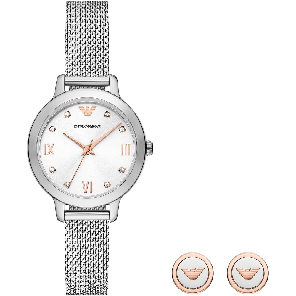 Emporio Armani Set de montres Acier inoxydable Bijoux