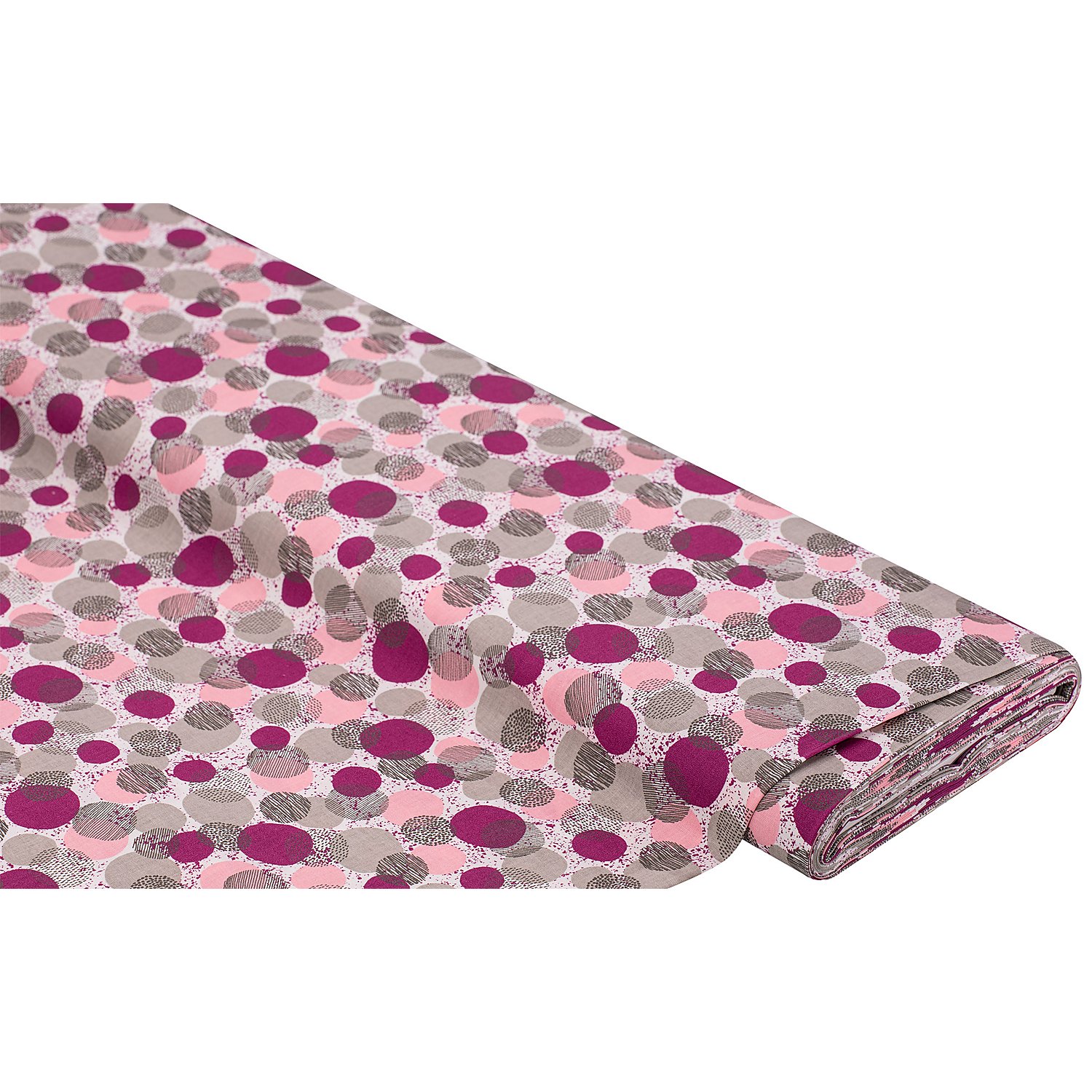 Baumwollstoff Kreise Dots 