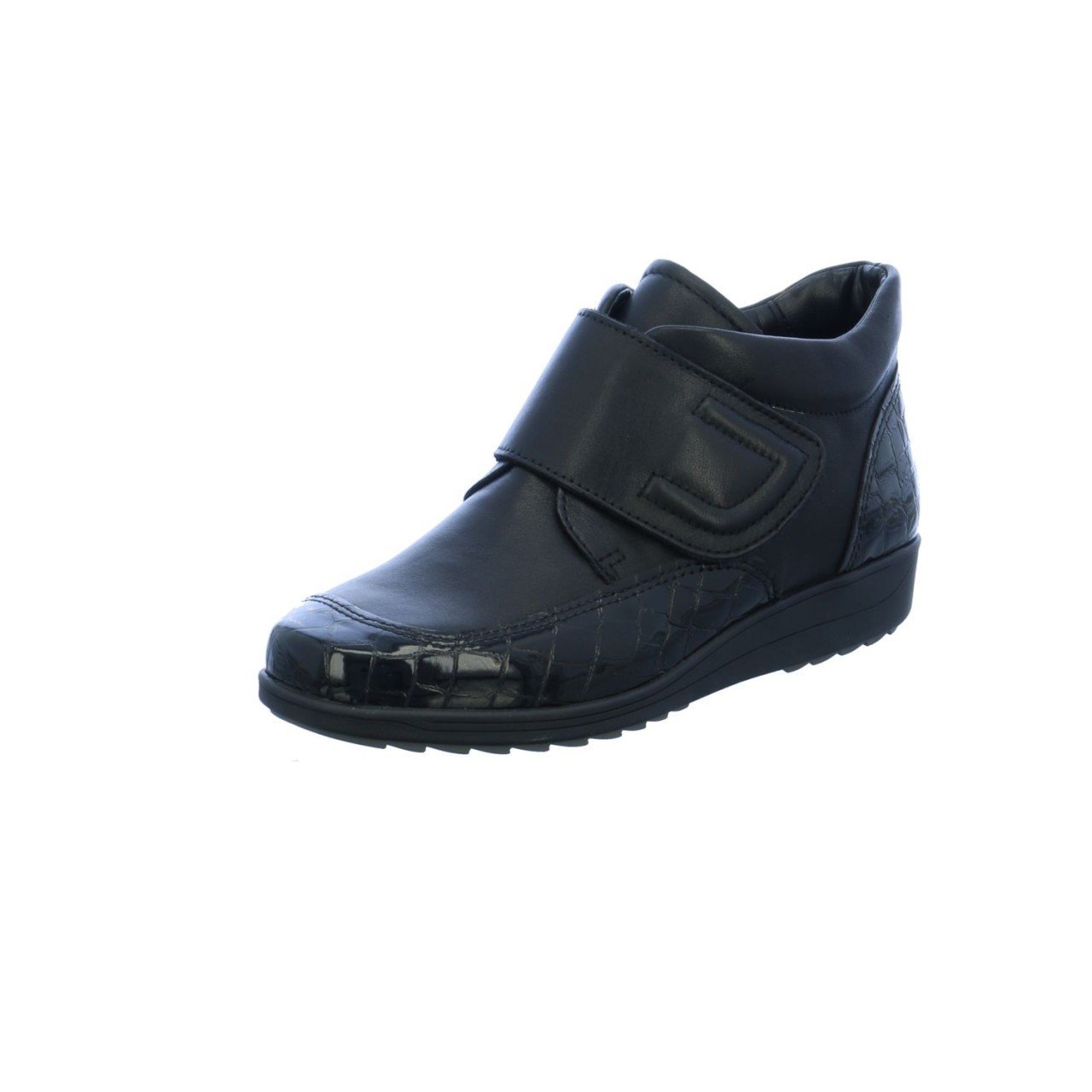 ARA Stiefeletten schwarz kroko-Lack Softcalf