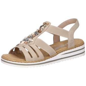 Rieker Keilsandale in beige