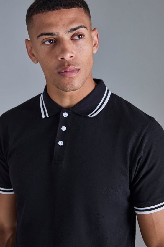 Slim-Fit Pique Poloshirt