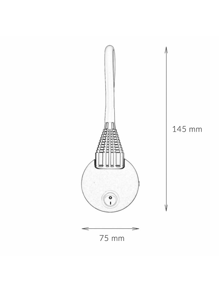 Licht-Erlebnisse Wandlampe EEK G in Silber günstig kaufen onesize