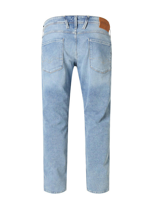 Replay, Jeans Anbass, Slim Fit, Baumwoll-Stretch, hellblau