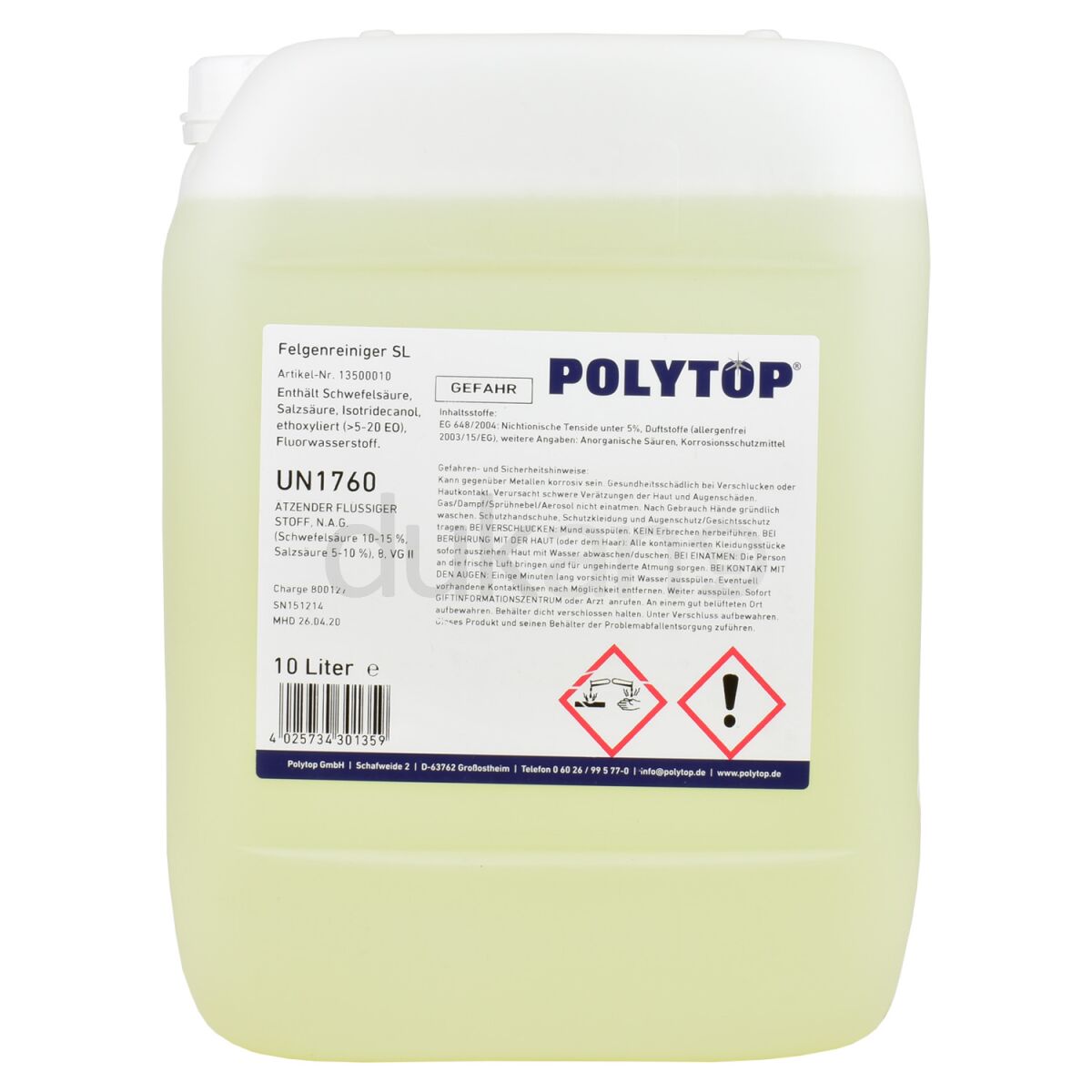 Polytop Felgenreiniger SL 25L