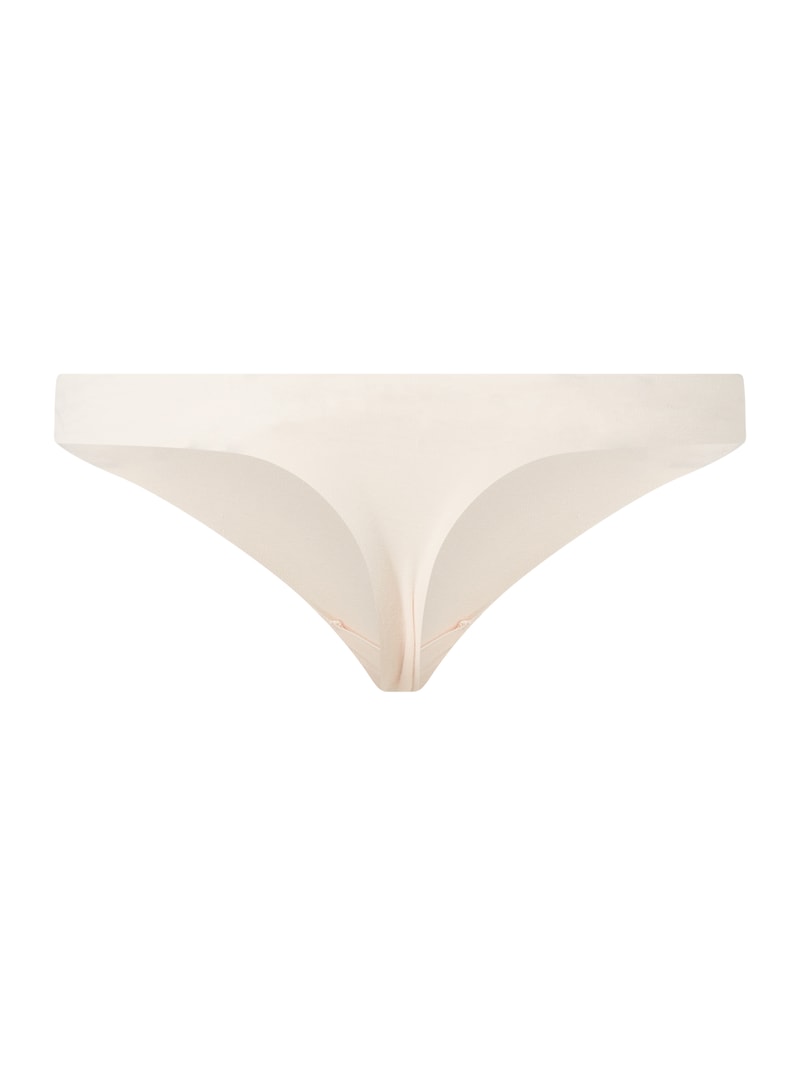 String mit Stretch-Anteil - nahtlos Modell Invisible Cotton in ecru