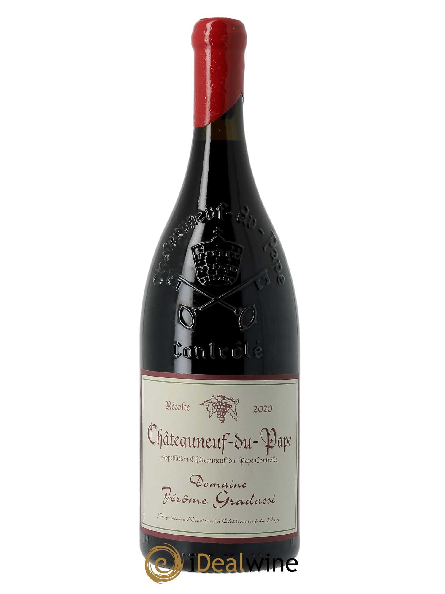 Châteauneuf-du-Pape Jérôme Gradassi  2020 - Lot de 1 Magnum