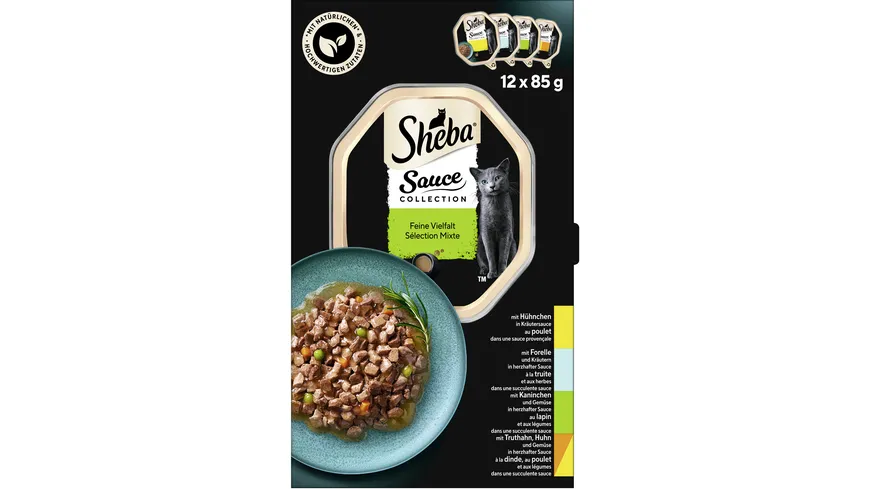 SHEBA® Schale Sauce Speciale Herzhafte Komposition mit Gemüse 1020 g