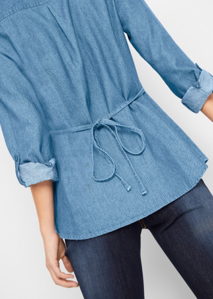Jeansbluse