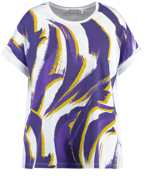 T-Shirt mit abstraktem Print