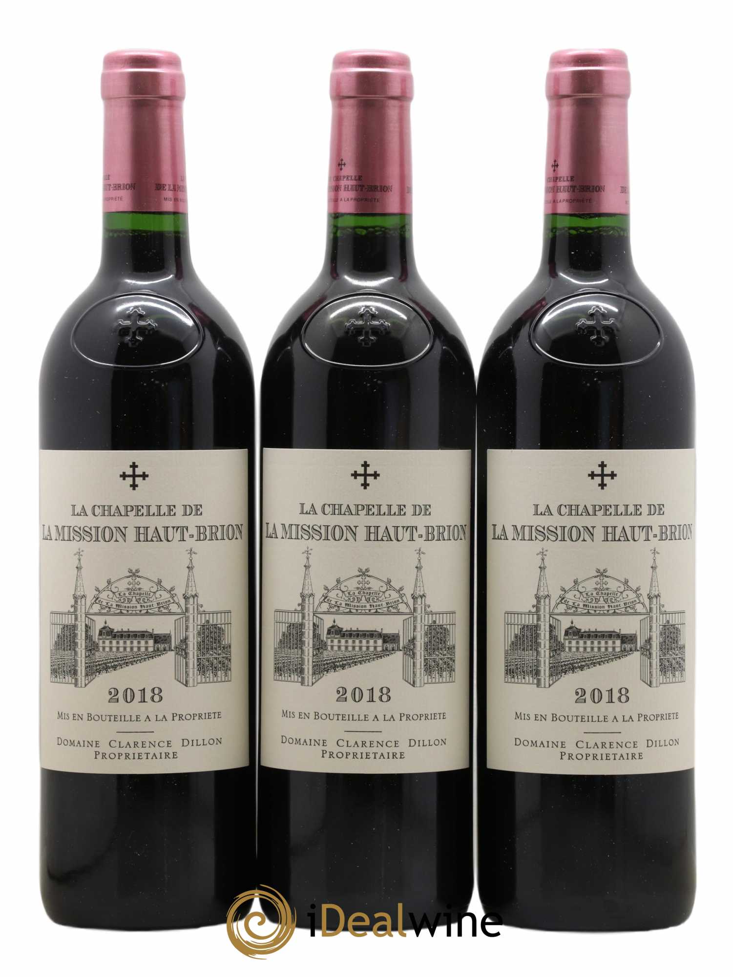 La Chapelle de La Mission Haut-Brion Second Vin  2018 - Lot de 6 Bouteilles