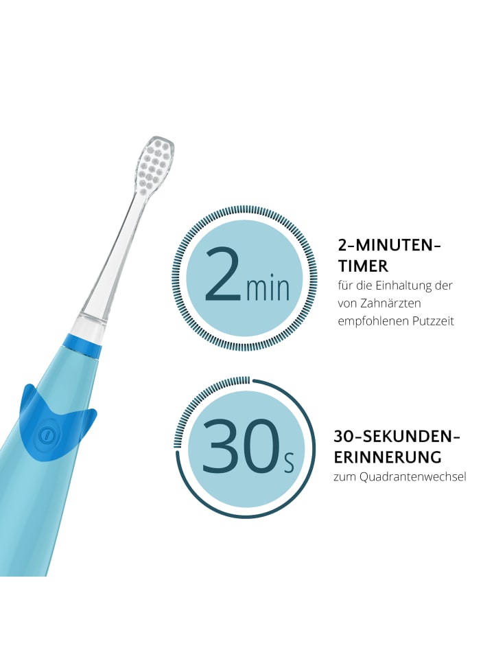 Ailoria BUBBLE BRUSH Kinder-Schallzahnbürste in blau günstig kaufen onesize