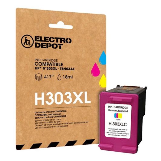 Cartuș de cerneală ELECTRO DEPOT compatibil HP H303 culoare XL
