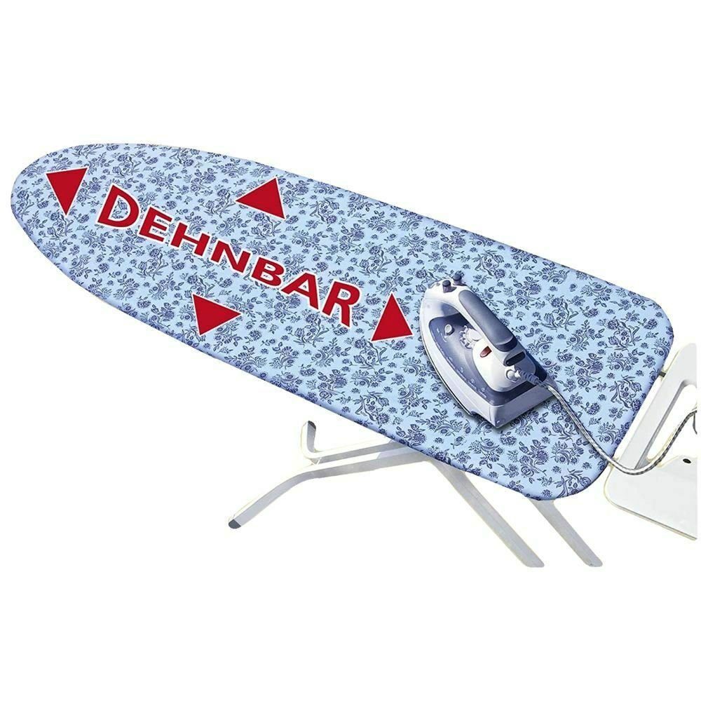 WENKO Bügelbrettbezug Universal (für alle Bügeltischgrößen (S bis XXL), Bügelbezug Bügelbrettbezug Blau (dünne Ausführung)