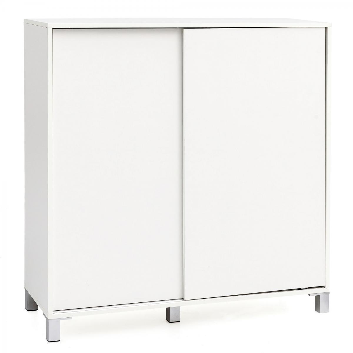 Wohnling Schuhschrank Weiß 100x108x37,5 cm