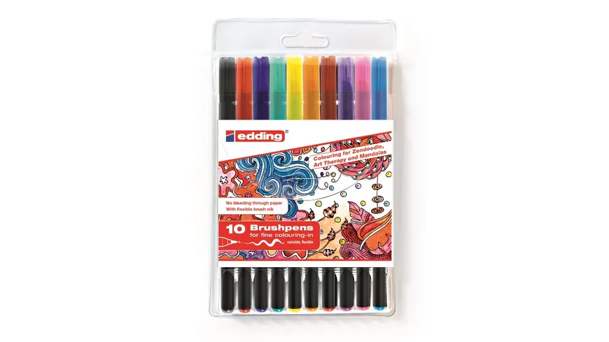 edding Brushpen 1340 Zendoodle Colouring 10er Set